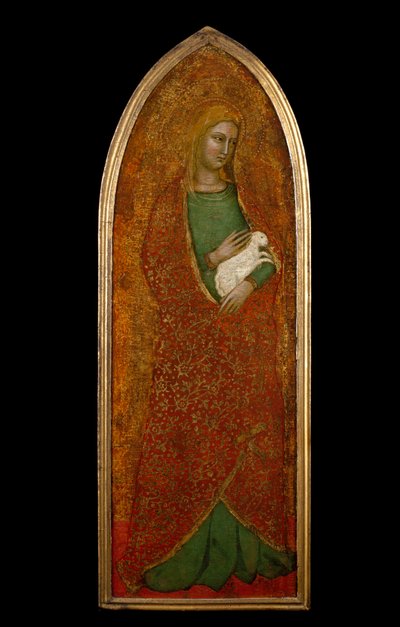 Saint Agnes by Andrea di Bonaiuto fl.1343 77 Andrea di Bonaiuto fl.1343 77